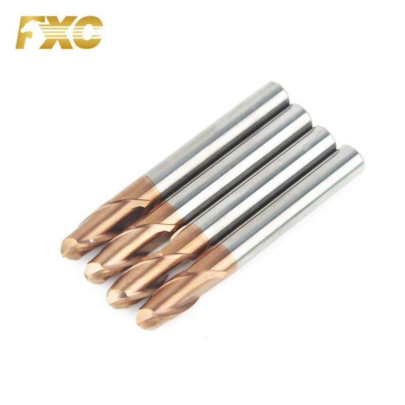 Tungsten Carbide 2 Flutes Ball Spherial Nose Milling Cutter