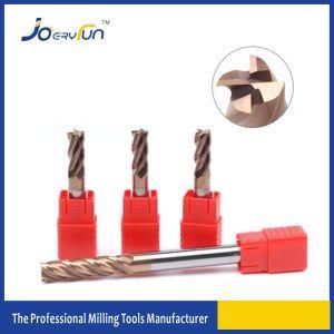 China Manufacturer 4 Flutes Solid Carbide Square End Mill