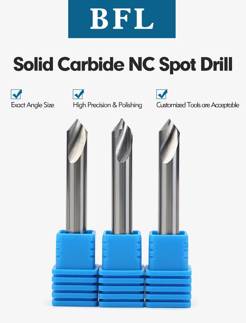 Bfl CNC Carbide Drill Bits Fixed Point Drill Bits