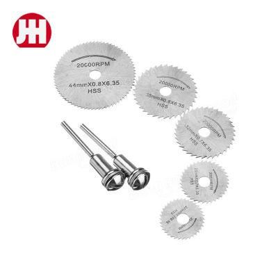 6PCS/Set HSS Rotary Tool Woodworking Circular Saw Blades