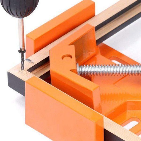 Right-Angle Clip Single Handle 90° Angle Clip Woodworking Photo Frame Vise Angle Clip Fish Tank Photo Frame Clip Tool