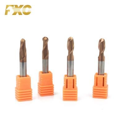 Solid Carbide HRC55 Ball Nose CNC End Milling Cutter