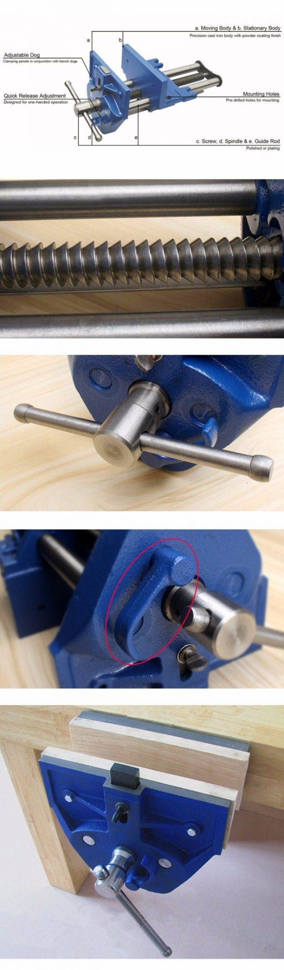 Woodworking Tool for Craftsman Quick Release Clamping