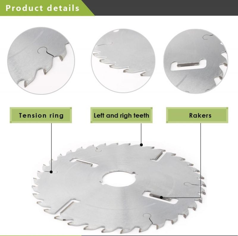 Wood Material Cutting Circular Saw Blade for Wood with Scraper