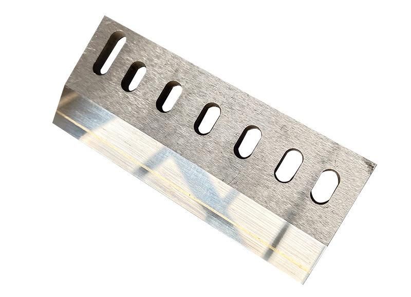 Alloy Inlaid Front Steel Long Cross Cutter Blade for Paper Pipe Cutting Machine