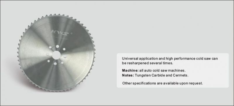 Kws Cold Saw Blade Circular Saw Blades for Metal Cutting Iron Pipe Steel Ceramic Teeth 10inch-14inch Support OEM ODM Size