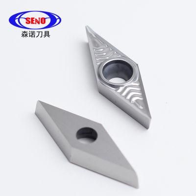 Factory Direct High Quality Lathes Turning Insert Vcgt110304 for Aluminum Material Cutting