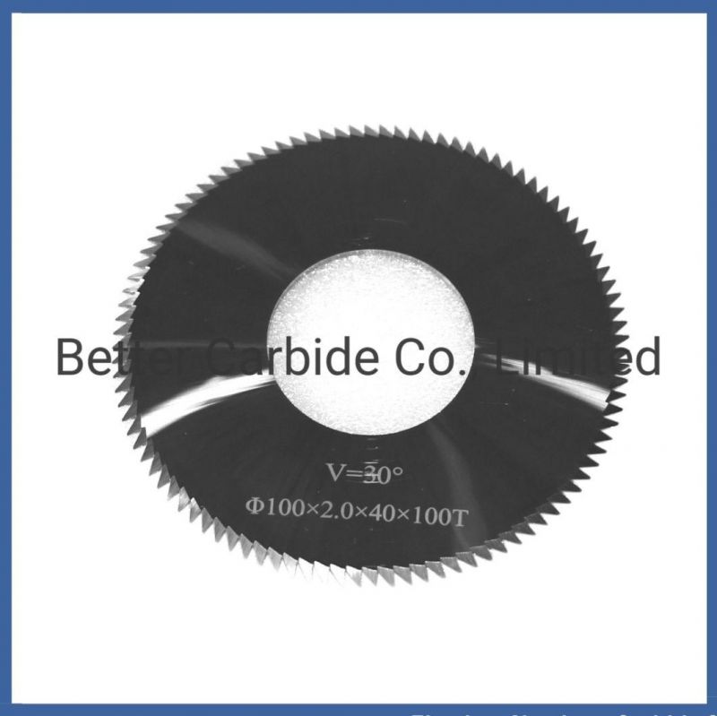 PCB Cemented Tungsten Carbide Saw Blade - Diamond Circular Saw Blade - Customized V-Cut Cutting Blade