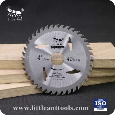 Good Performance 4-Inch 20mm Bore Size Circular Tct Saw Blade for Wood Cutting