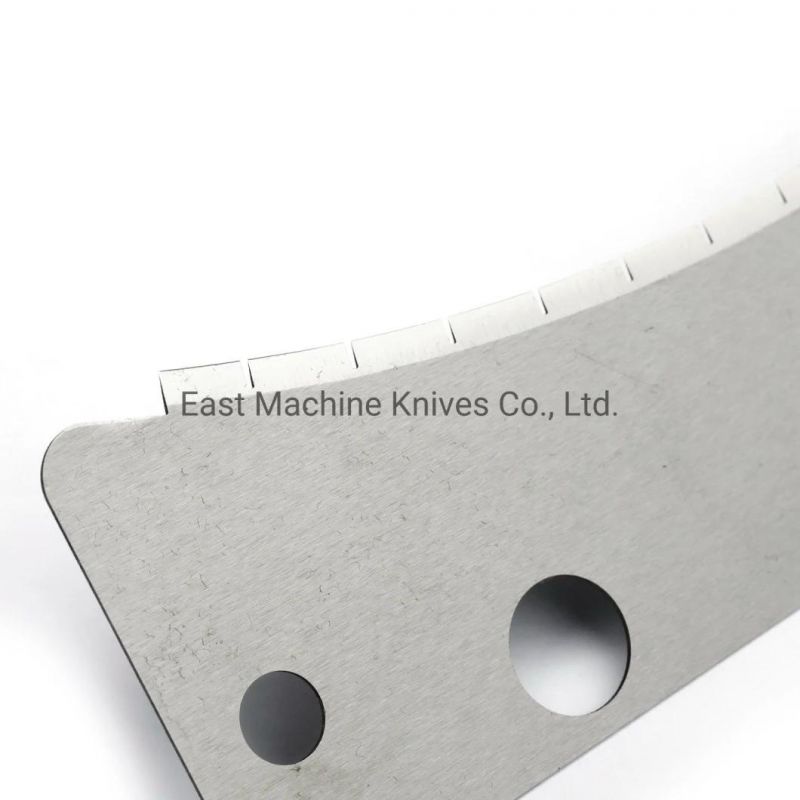 Machine Case Sealing Circular Knives with Slots