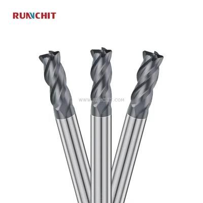 4 Flutes End Mills Ranges From 0.1mm to 20mm for Whole-Series of Steel Processing, Mold Industry (DRBJ0602)
