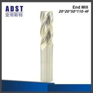 4 Flute Face Milling HSS End Mill Parallel Shank Milling Cutter Machine Cutting Tool
