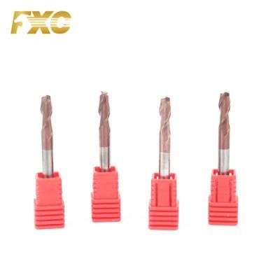 Durable 2 Flutes HRC55 Carbide Tool Square End Mill