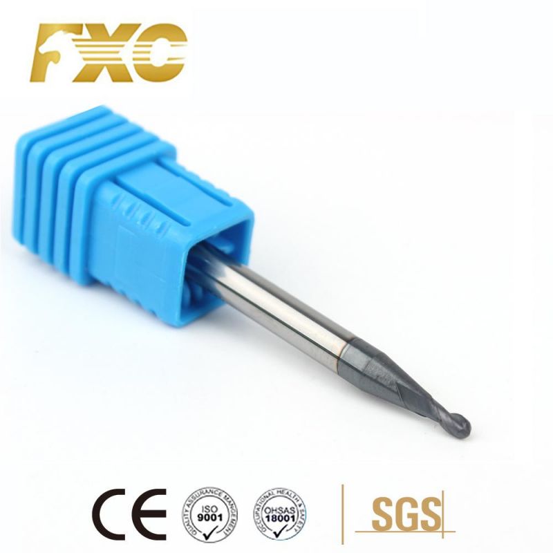 New Design Carbide Ball Nose End Milling Cutter with 2 Flutes