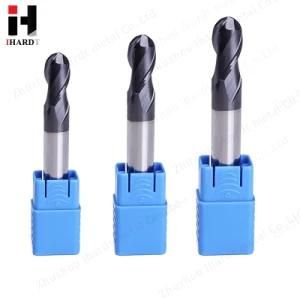 China High Precision Tungsten Carbide 2 Flute Ball Nose End Mills HRC45