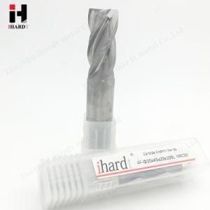 Manufacture Tungsten Carbide 4 Flute Square End Mills for Cutting Aluminum