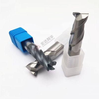 HRC 55 2 Flute Solid Carbide Square End Mill for CNC Machine Cutting Tools