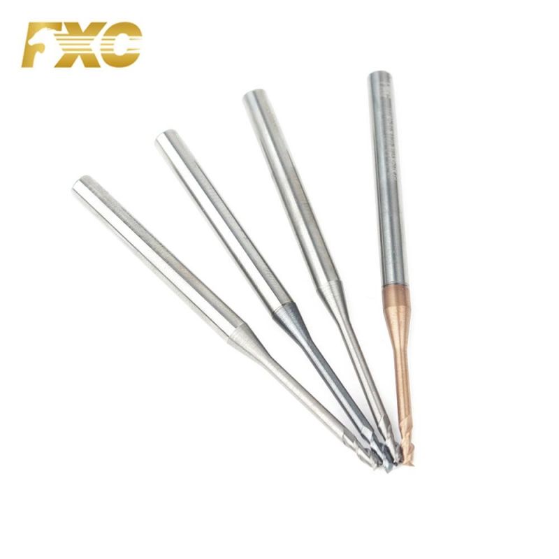 Durable Handy Solid Carbide Long Neck End Mill Coated Milling Tool