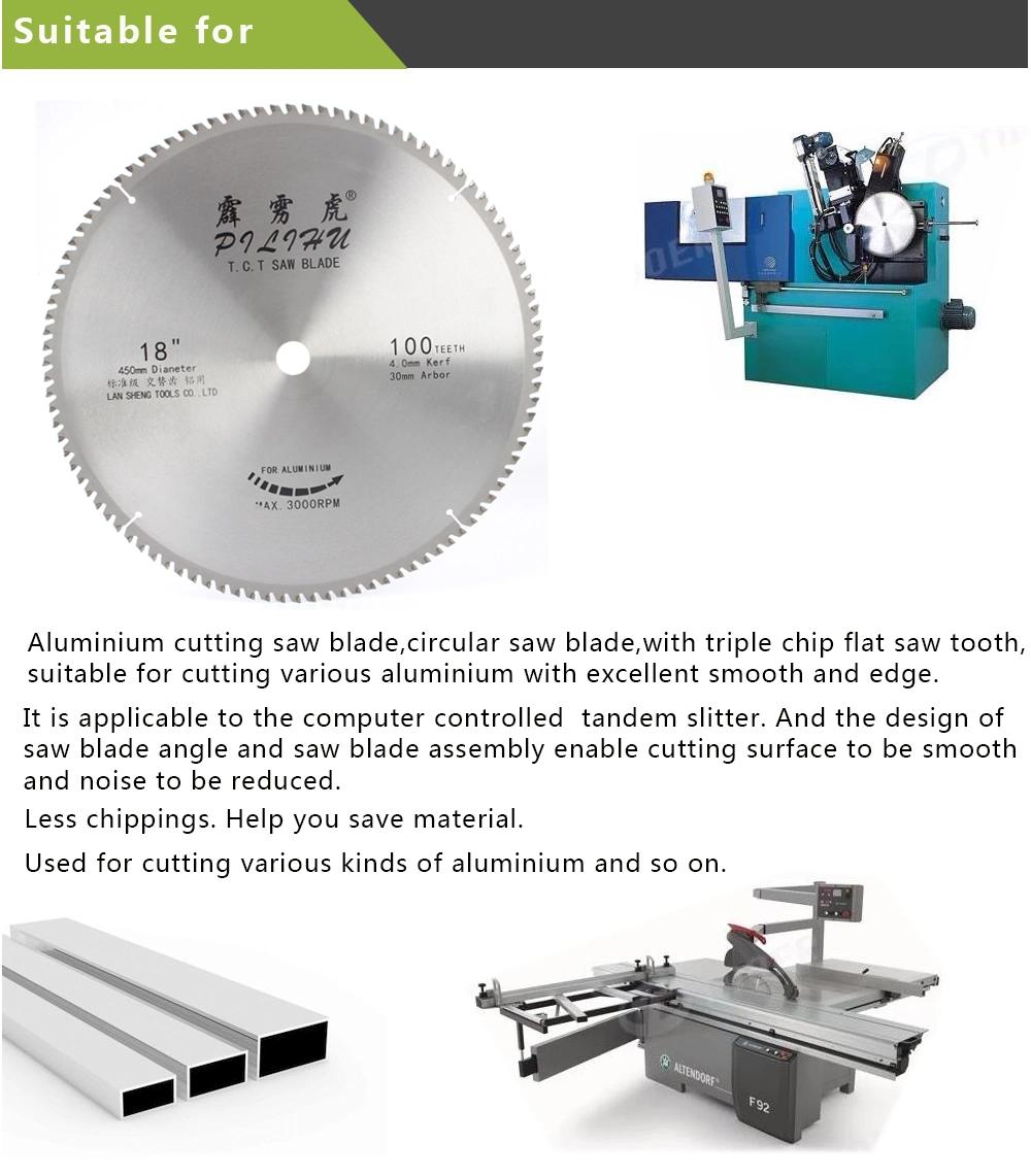 Tct Saw Blade for Aluminum Cutting Metal Cutting Blade