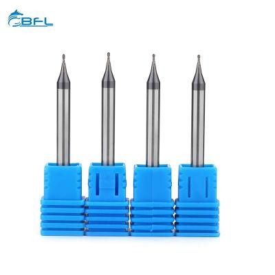 Bfl HRC55/65 2 Flutes Micro Diameter Ball Nose Carbide Milling Cutter CNC End Mill