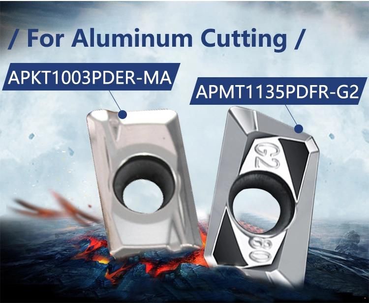 Cemented Carbide Cutting Tools Seht1204aftn Aluminium Square Face Mill Inserts