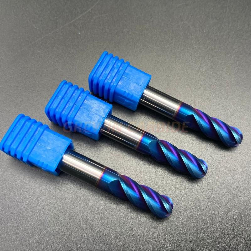 Gw Carbide-2 Flute 4 Flute 45HRC 50HRC 55HRC 60HRC Square Flat CNC Cutting Tool Tungsten Solid Carbide End Mills