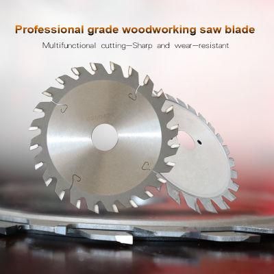V Groove Shape Round Cutting Blade Wood Saw Blades with No Burr