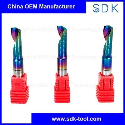 O Flute OEM Manufacturer Tungsten Carbide Single Flute End Mills with Dlc Coating for Aluminium