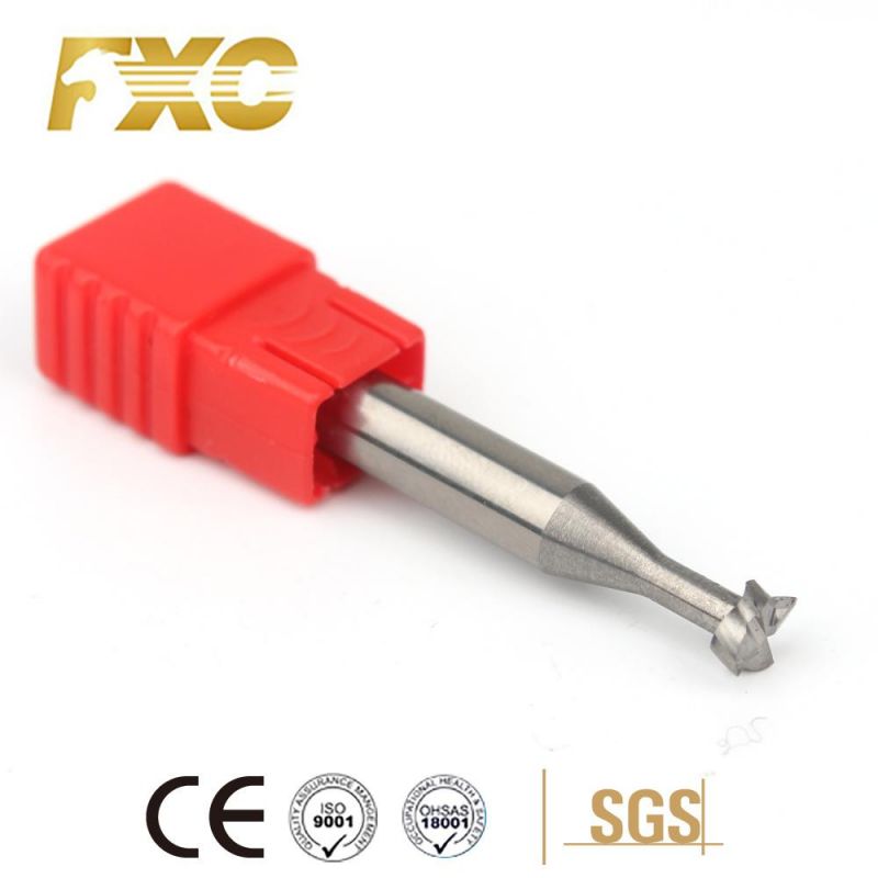 Multi Flutes Tungsten Carbide Small Size T-Slot End Mill for Aluminum