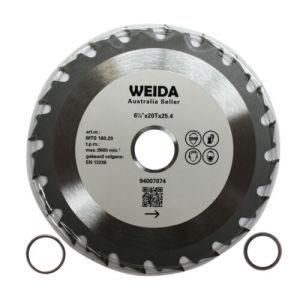 160mm Wood Circular Saw Blade Cutting Disc 6-1/4&quot; 20t Bore 25.4/22.23mm K 2.5mm