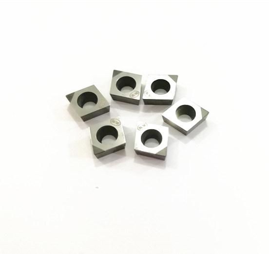Dcgw11t302 Cutting Tools Tungsten Carbide PCD Diamond Inserts CNC Machine