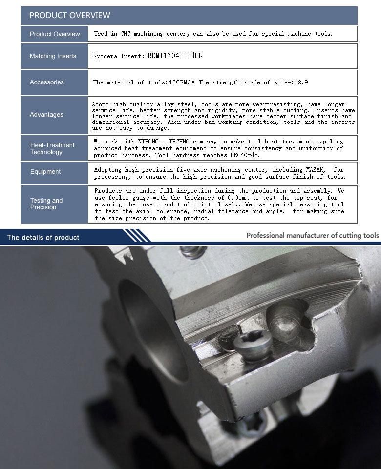 Zhuzhou CNC Indexable Square Shoulder Milling Tool