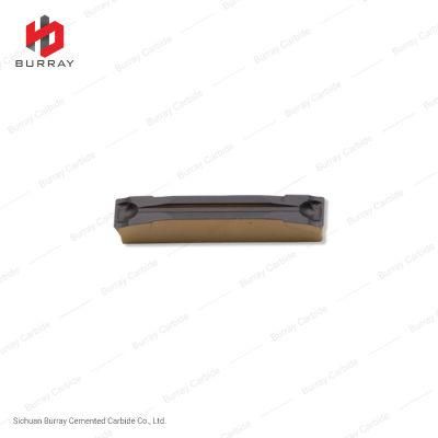 N123h2-0400-0003-GM Carbide Bi-Color Coated Grooving Insert with GM Chipformer