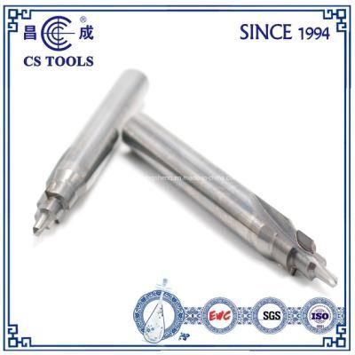 Customized Non-Standard Solid Carbide Straight Slot 2 Flutes Step Drilling Reamer