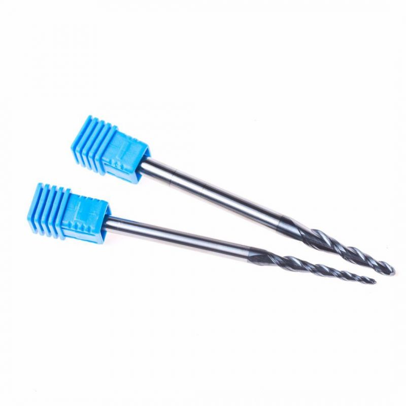 2 Flutes Tungsten Carbide Taper Ball Nose End Mill