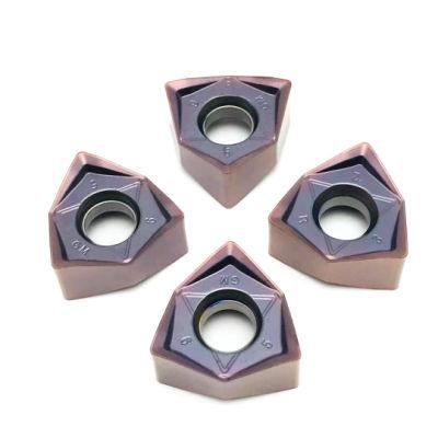 Wnmu080608-Gh Wnmu 080608 Gh Carbide Inserts Fast Feed Milling Cutter Tools Lathe Part CNC Metal Lathe Tools for Heavy Cutting
