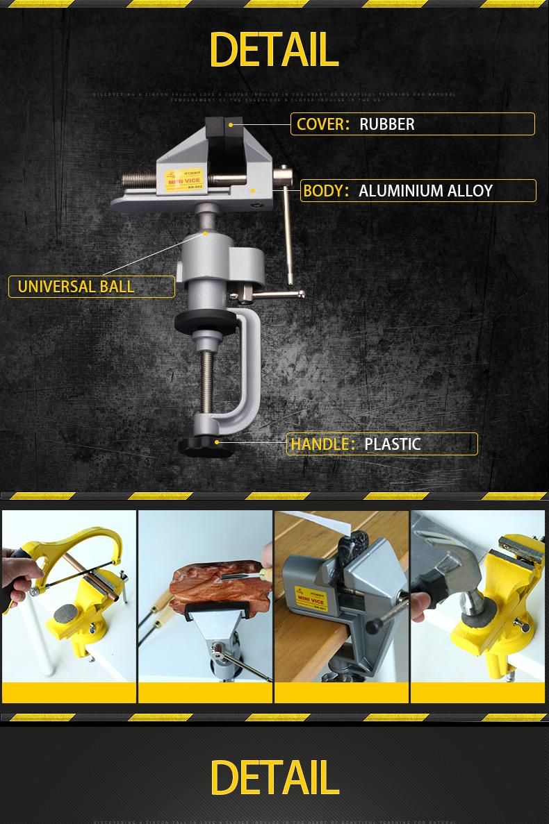 78mm Built-in Ball Head Bench Vice