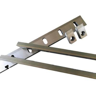 Tungsten Steel Long Straight Paper Cutter Corrugating Machine Cross Cutting Carbide Blade