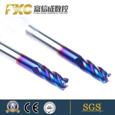 HRC60 4 Flute Tungsten Solid Carbide End Mill for Milling Machine
