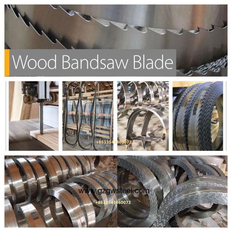 Timber Wood Saw Cutting Blade Sawmill Machine Woodworking Bandsaw Blade Welding Bandsaw Blade for Wholesale