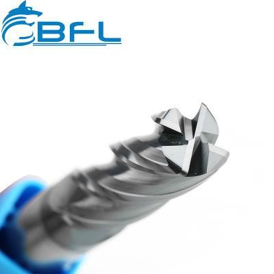 Bfl D8*R. 5/R1/R1.5*D8*20*60-4f Carbide End Mill CNC Bits Cutter for Metal HRC45/55/65 Coated