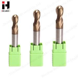 HRC60 Carbide Endmill 4 Flutes Bull Nose Milling Cutter/CNC Machine Tools