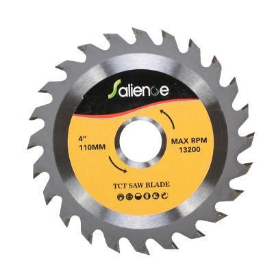 4.5&quot; 110mm Tct Saw Blade for Wood with 24 Teeth
