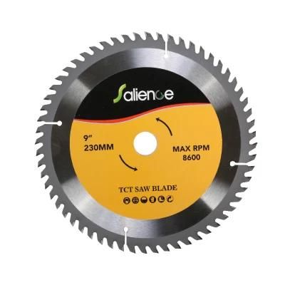 9&quot; 230 X 22.23 mm Tct Saw Blade Cutting Disc for Wood Panel Aluminium