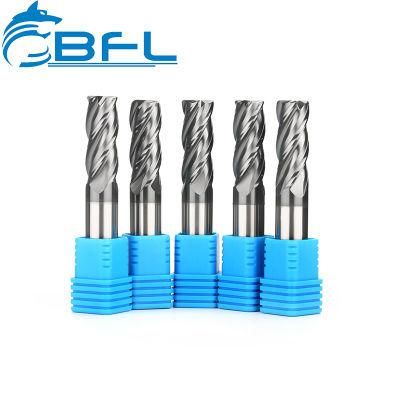 Bfl D6*R0.5/R1*D6*15*50-4f Tungsten Solid Carbide Milling Cutter Fresa End Mills Tialn Coated