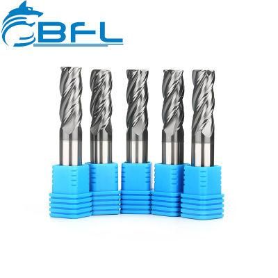 Bfl D6*R0.5/R1*D6*15*50-4f Tungsten Solid Carbide Milling Cutter Fresa End Mills Tialn Coated