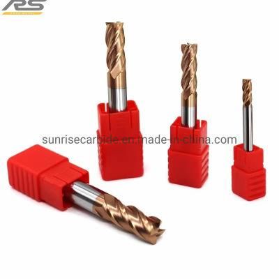 High Quality HRC45 Carbide 4 Flute Standard Length Carbide Milling Tools