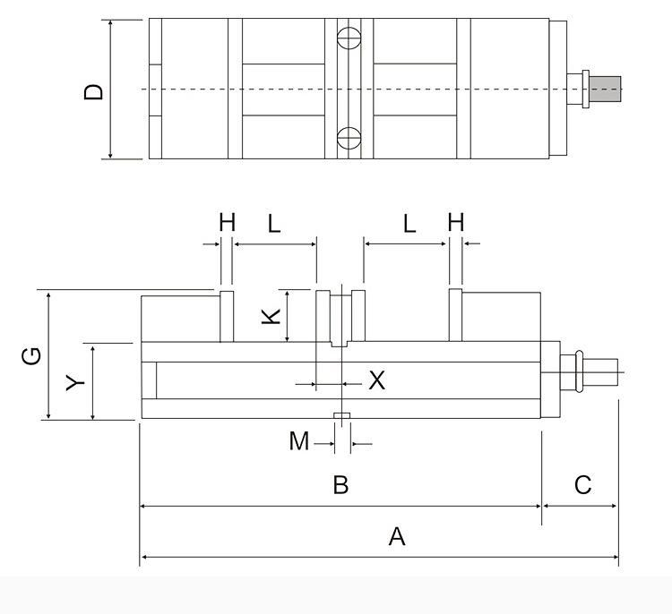 High Quality Super Precision Bi-Directional CNC Milling Bench Vise Mr-SMC-160A