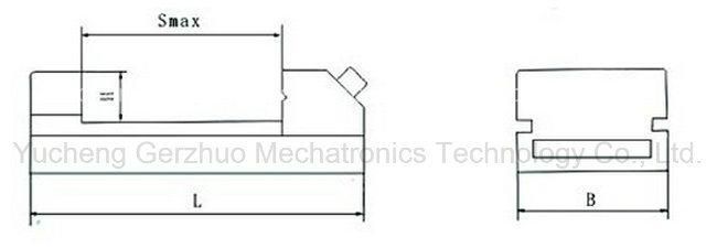 China Manufacture Qkg25 Precision Milling Machine Tool Vise