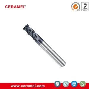 4 Flutes Solid Carbide Roughing End Mill Roughing Milling Cutter